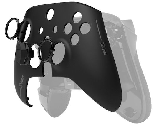 Scuf Instinct Faceplate Kit Schwarze Controller-Hülle