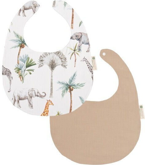 Bimbidreams Africa Waterproof Fabric Baby Bib 2pcs