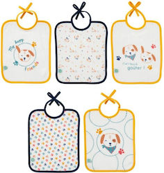 Babycalin Babycalin Kunststoff Baby Lätzchen mit Spitzenband 5 Stück Babycalin Babycalin Kunststoff Baby Lätzchen mit Spitzenband 5 Stück