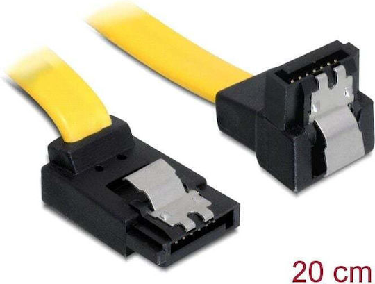 Delock Sata Sata 0,2 M Yellow 82819