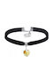 Choker με σχέδιο Καρδιά Μαύρο