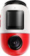 70Mai Omni Dash Cam 4G 360 X200 64GB Red Camera DVR Auto 1080P cu Ecran 1.2" , , , G, P, S, pentru Parbriz cu Autocolant