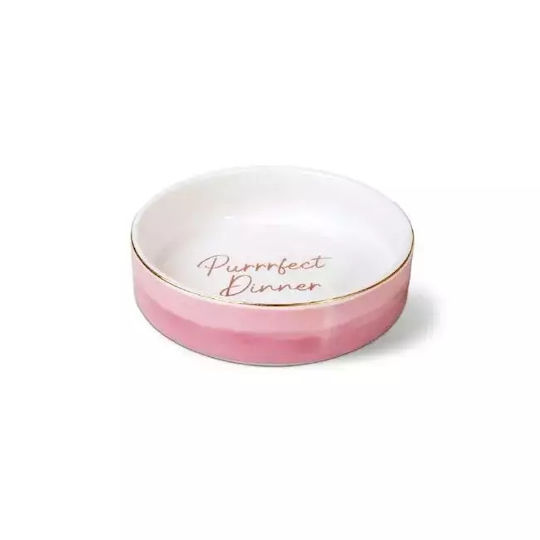 Glee Ceramic Food and Water Bowl for Cat 300ml