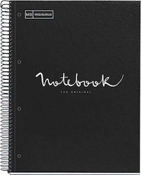 Miquelrius Emotions Notizbuch A4 80 Karten 90 g Schwarz