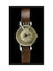 Inny Watch with Brown Leather Strap