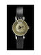 Inny Watch with Black Leather Strap