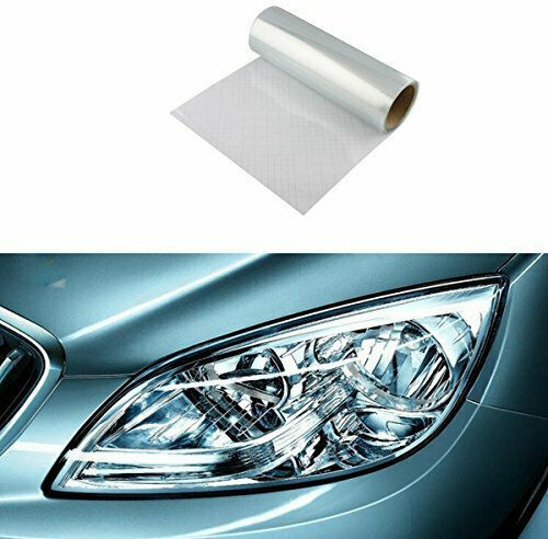 Car Membrane Stickers 30 x 30cm for Car Lights in Transparent Color 1pcs