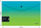 Berlingo Radiance A4 Plastic Button Folder Green Blue Berlingo