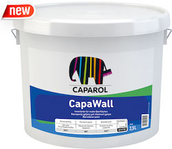 Caparol Plastic Ecological Paint for Interior Use White 2.5lt