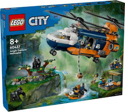 LEGO City Джунгла Изследователски Хеликоптер в Базов Лагер за 8+ Години 881 Бройки