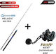 Oceanic Lanseta de pescuit pentru Scufundătorul Drop Guard / Coș de cumpărături / Jigging lent 2.28m
