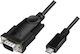 Logilink Usb-c Rs-232 Usb Кабел 1.2м Черен Au0051a