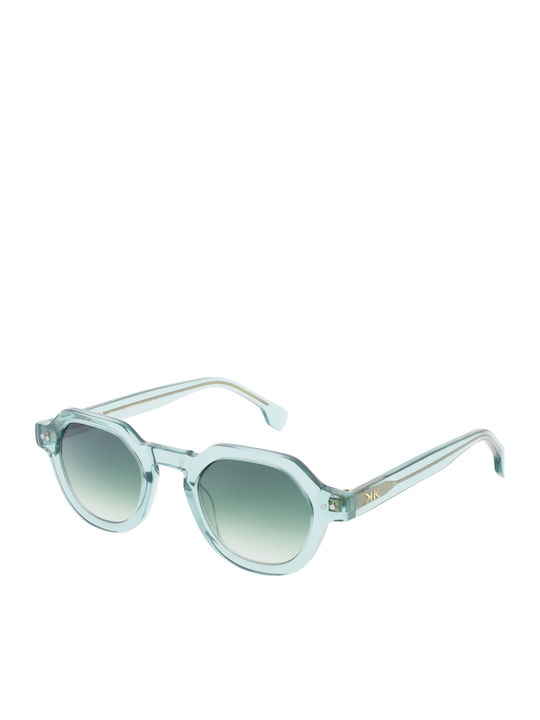 Invu Unisex Sunglasses with Green Plastic Frame...