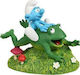 Aquarium Dekoration Frosch Schlümpfe Aqua Della Ebi 13x8,2x11,4cm