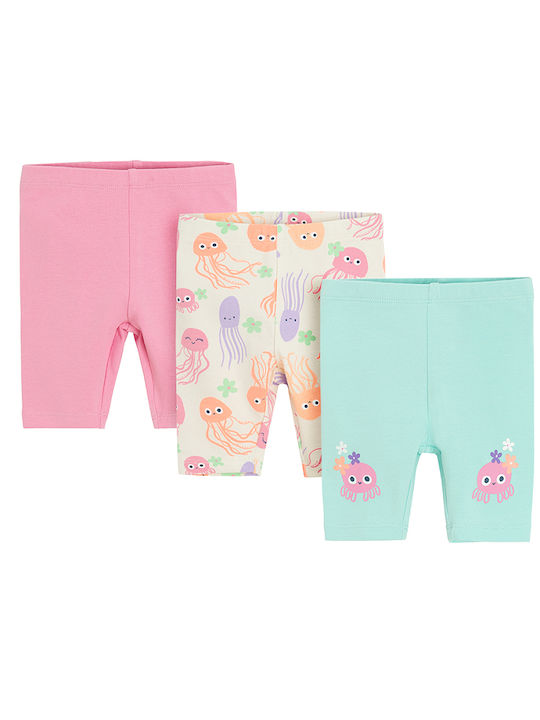 Cool Club Set of Kids Long Leggings Pink