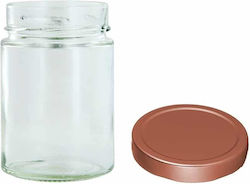 Ergo Βαζάκι Γυάλινο με Καπάκι 314ml (24τμχ)