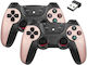 T4194 Ασύρματο Gamepad για Android Ροζ / Χρυσό
