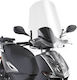 Kappa Moto Motorcycle Windshield & Windscreen Transparent Visor for Kymco Agility 50 ZEL10961