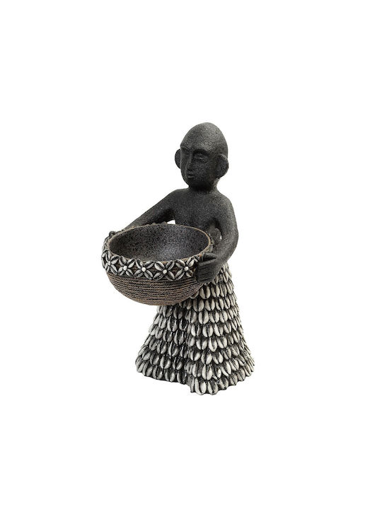 Tribal Resin Black Figure 31cm