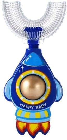 Spacecraft Baby Toothbrush for 2+ Years Blue