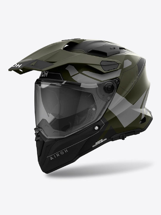 Airoh Commander 2 Reveal Military Green Matt Κρ...