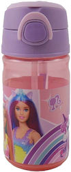 Gim Barbie Πλαστικό Παιδικό Παγούρι Barbie με Κ...