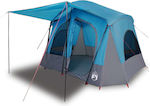 vidaXL Camping Tent Blue for 5 People