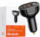 Mcdodo Încărcător Auto Cu Mufă De Brichetă 128W Cu Porturi 3xUSB-A Culoare Neagră