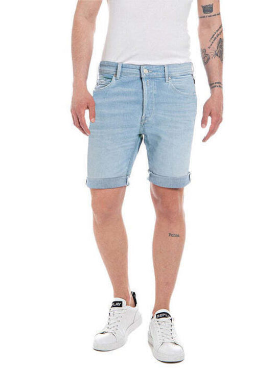 Replay Men's Shorts Light Blue