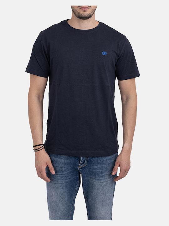 Ascott Ανδρικό T-shirt Κοντομάνικο Navy Μπλε