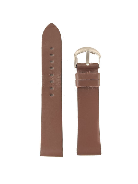 Tzevelion Leather Strap Brown 24mm