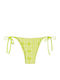 Slip Bikini Cu Dantelă Lime