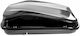 Car Roof Box Junior Easy 132x78x36cm Single-sided Opening Key Lock 320 Liters Glossy Black
