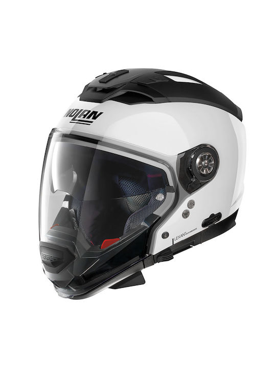 Nolan N70-2 GT Special N-Com Modular Helmet with Sun Visor ECE 22.06 1480gr 15 Pure White