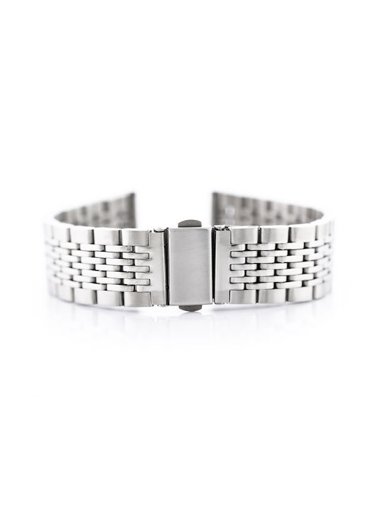 Inny Metallic-Armband Silber 22mm