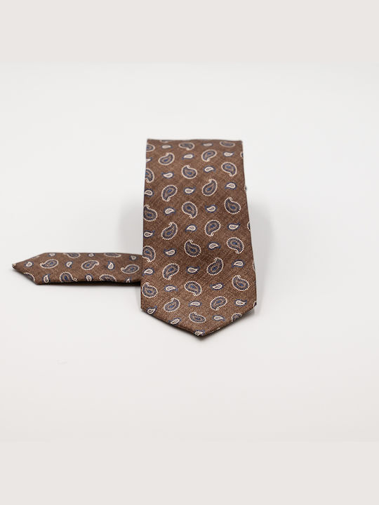 Guy Laroche Herren Krawatte Seide Gedruckt in Braun Farbe