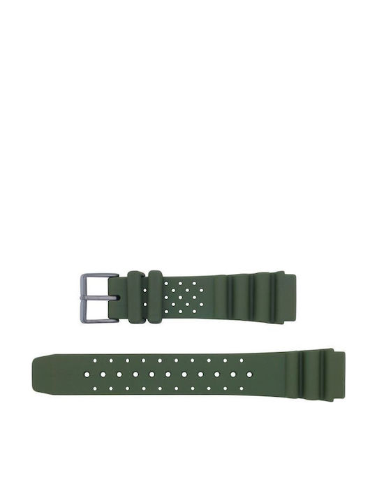 Citizen Καουτσούκ Λουράκι Πράσινο 20mm