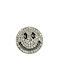 Acrylic Decorative Crocs Smiley Rhinestones