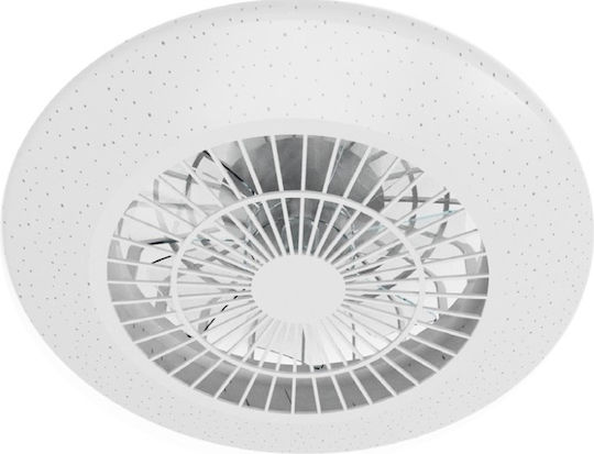 Lucas Ceiling Light Fixture 55cm with Light White