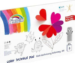 Fiorello Bloc De Schițe A4 21x29.7cm Fiorello Bloc De Schițe A4 21x29.7cm