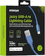 Innostyle Regular USB-A la Cablu Lightning Albastru 2m (IAL150tLBL)