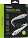 Innostyle USB 2.0 Cable USB-C male - USB-C 100W Ασημί 2m ICC200ALSLV