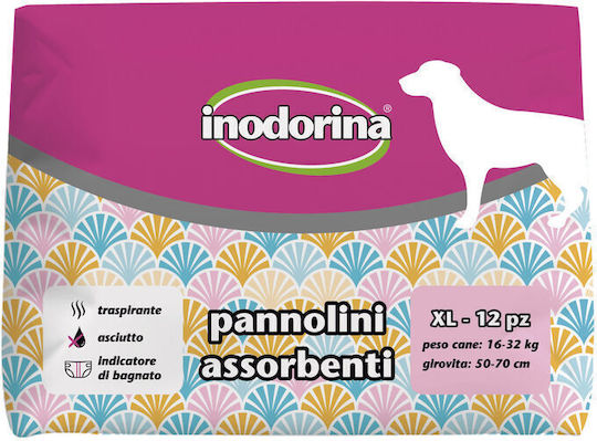 Inodorina Βρακάκι Σκύλου Περιόδου XLarge 12τμχ