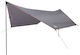 vidaXL Cort / Umbrelă de Plajă Gri 380x210cm