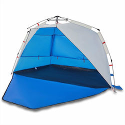 vidaXL Beach Tent 3 People Blue 180x116cm