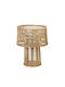 Espiel Tabletop Bamboo Lantern Beige 32cm