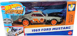 Hot Wheels Speeders Mașinuță 1:43 Pull Back Ford Mustang 1969 pentru 3++ Ani