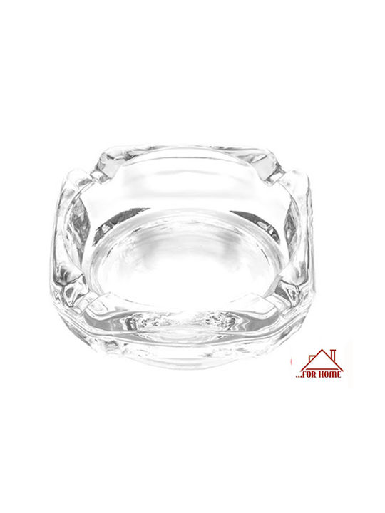 ForHome Glass Cigarette Ashtray Transparent