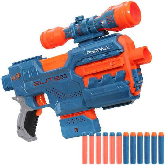 Set Pistol Automat + Vedere + Cartușe Nerf Elite 2.0 Phoenix