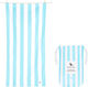 Dock & Bay Quickdry Summer Beach Towel Blue 90x160cm.